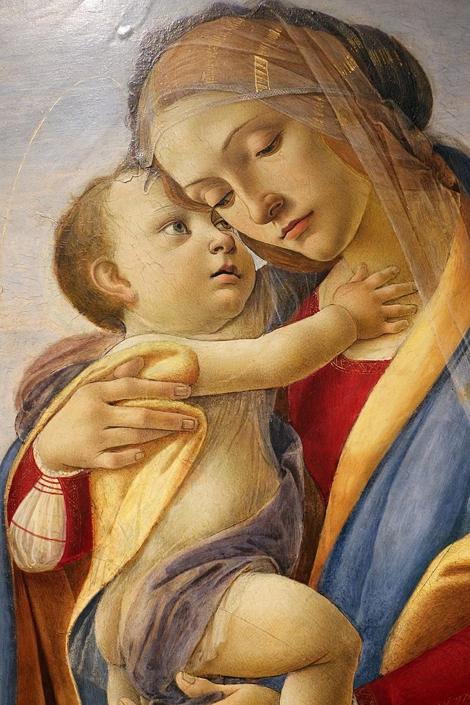 La vergine col Bambino e Giovanni Battista - Cleveland Museum of Art, dettaglio